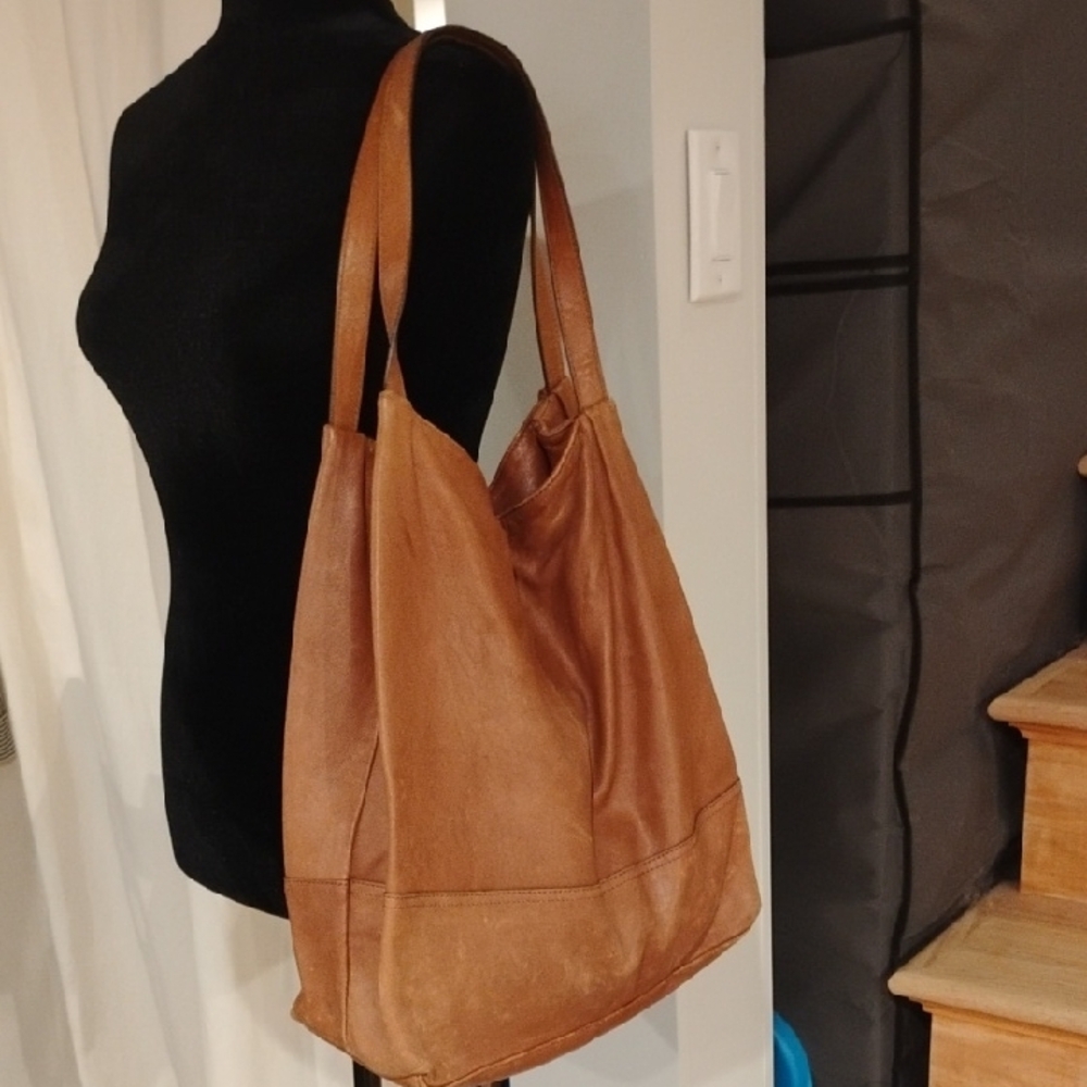 Banana Republic Brown Leather Shoulder Bag